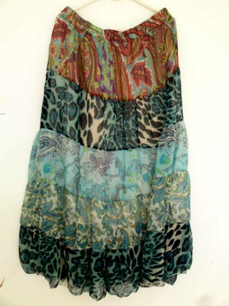 Saia em chiffon